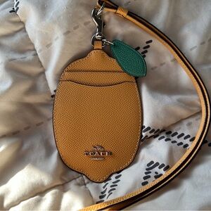 Coach Lemon Lanyard